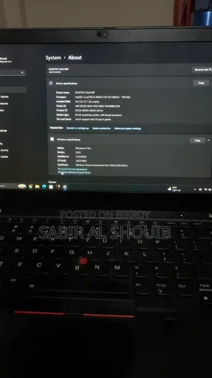 Laptop Lenovo ThinkPad T490s 16GB Intel Core I5 SSD 256GB