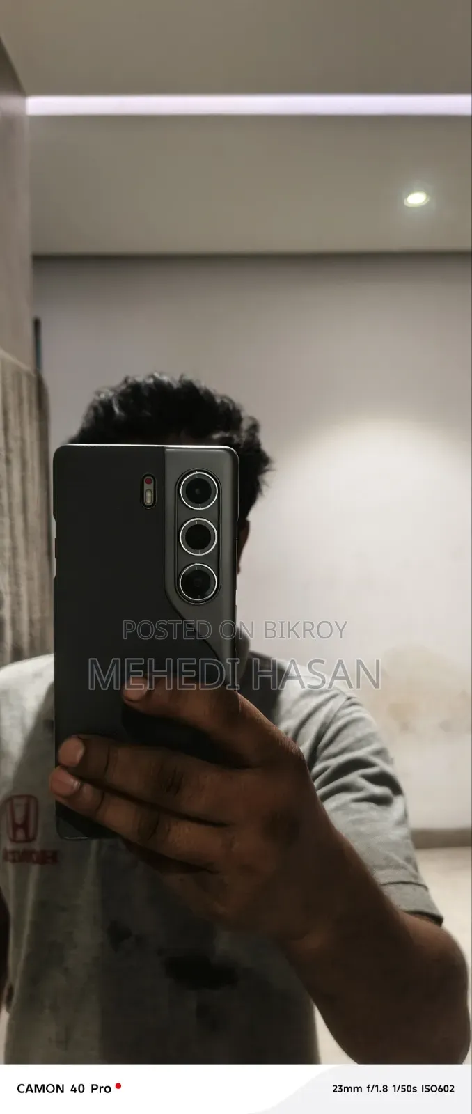 New Tecno Camon 40 Pro 4G 256 GB Gray
