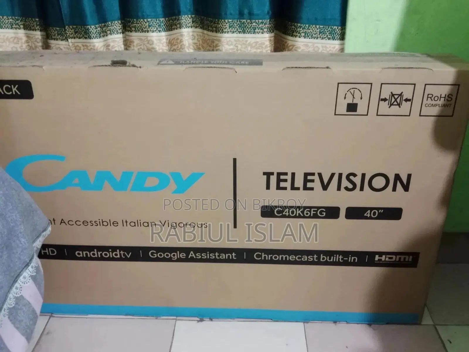 Brand New 40 Inches FHD Haier Candy Android Smart Tv