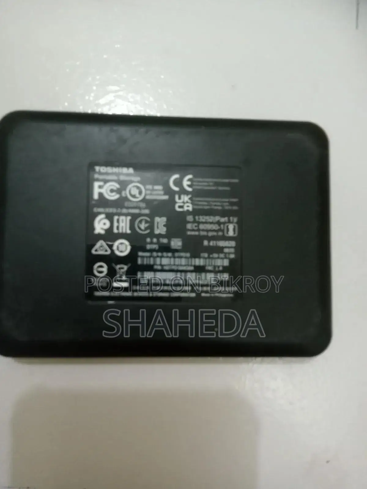 Toshiba External Hard Disk 1TB
