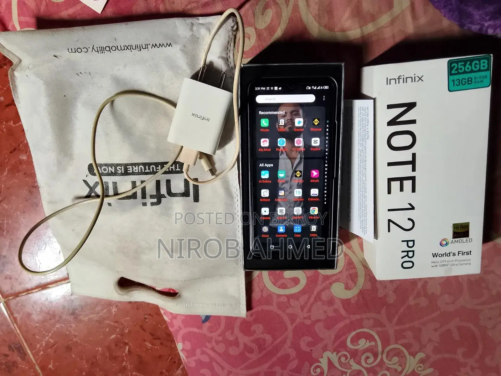 Infinix Note 12 Pro 256 GB Silver