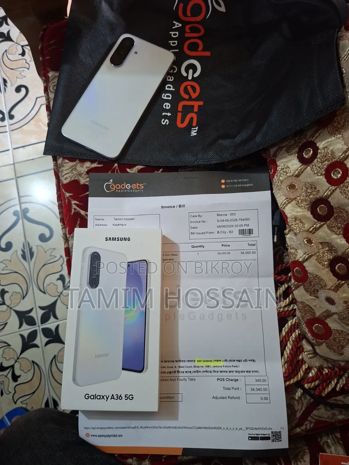 Samsung Galaxy A36 128 GB White