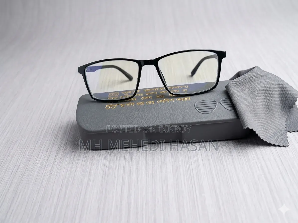 Urgent Sale: Attractive Blue Cut Glasses (with box and cloth)