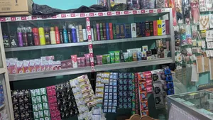 Cosmetic Shop Products and Furniture