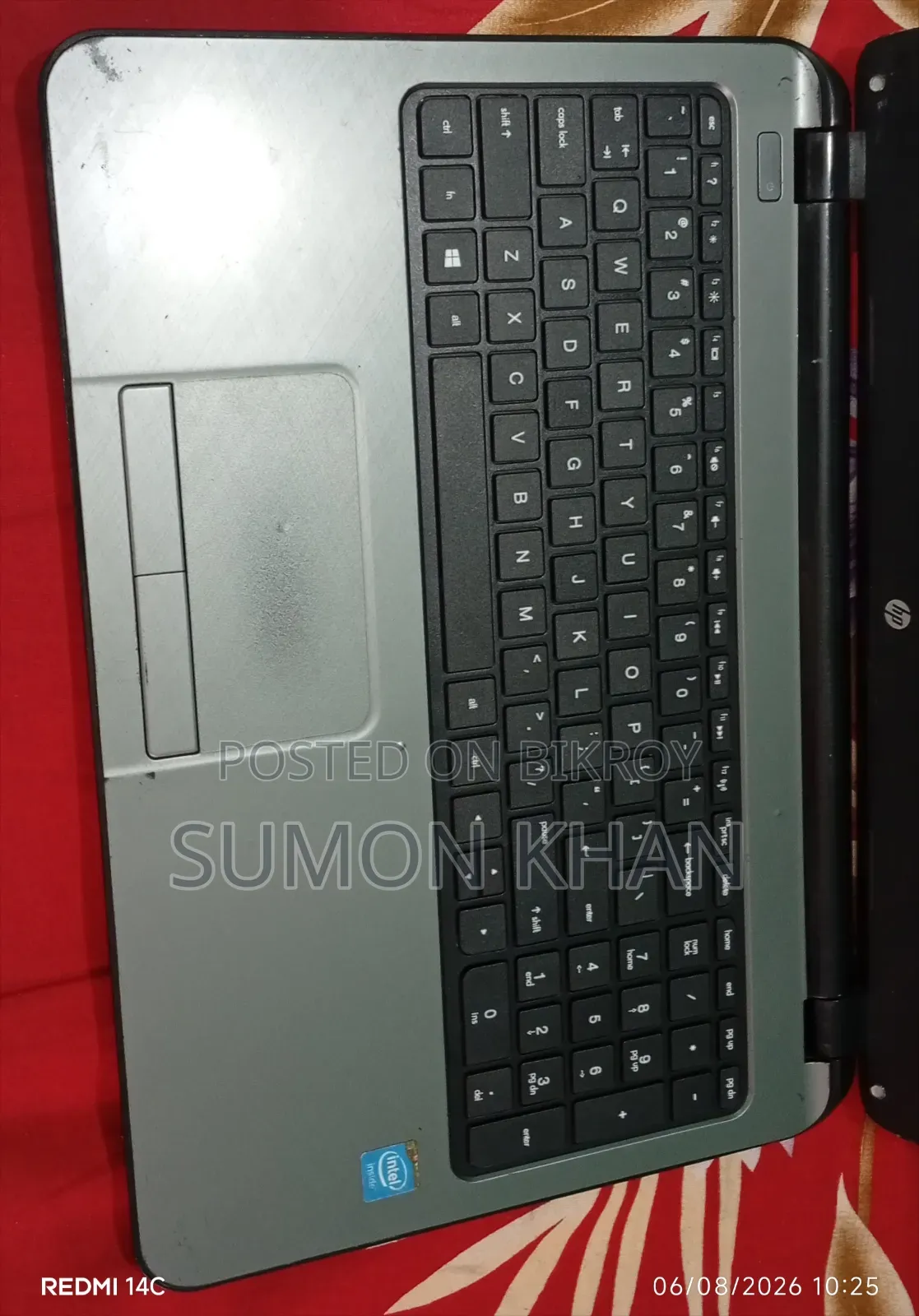 Laptop HP 15 4GB Intel Pentium HDD 500GB