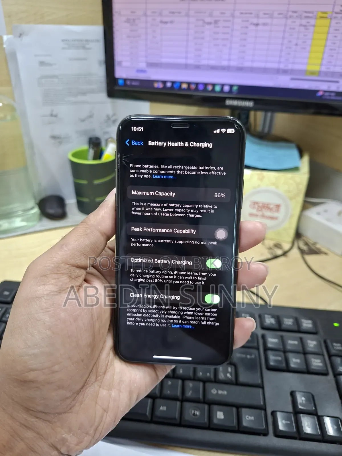 Apple iPhone X 64 GB Black