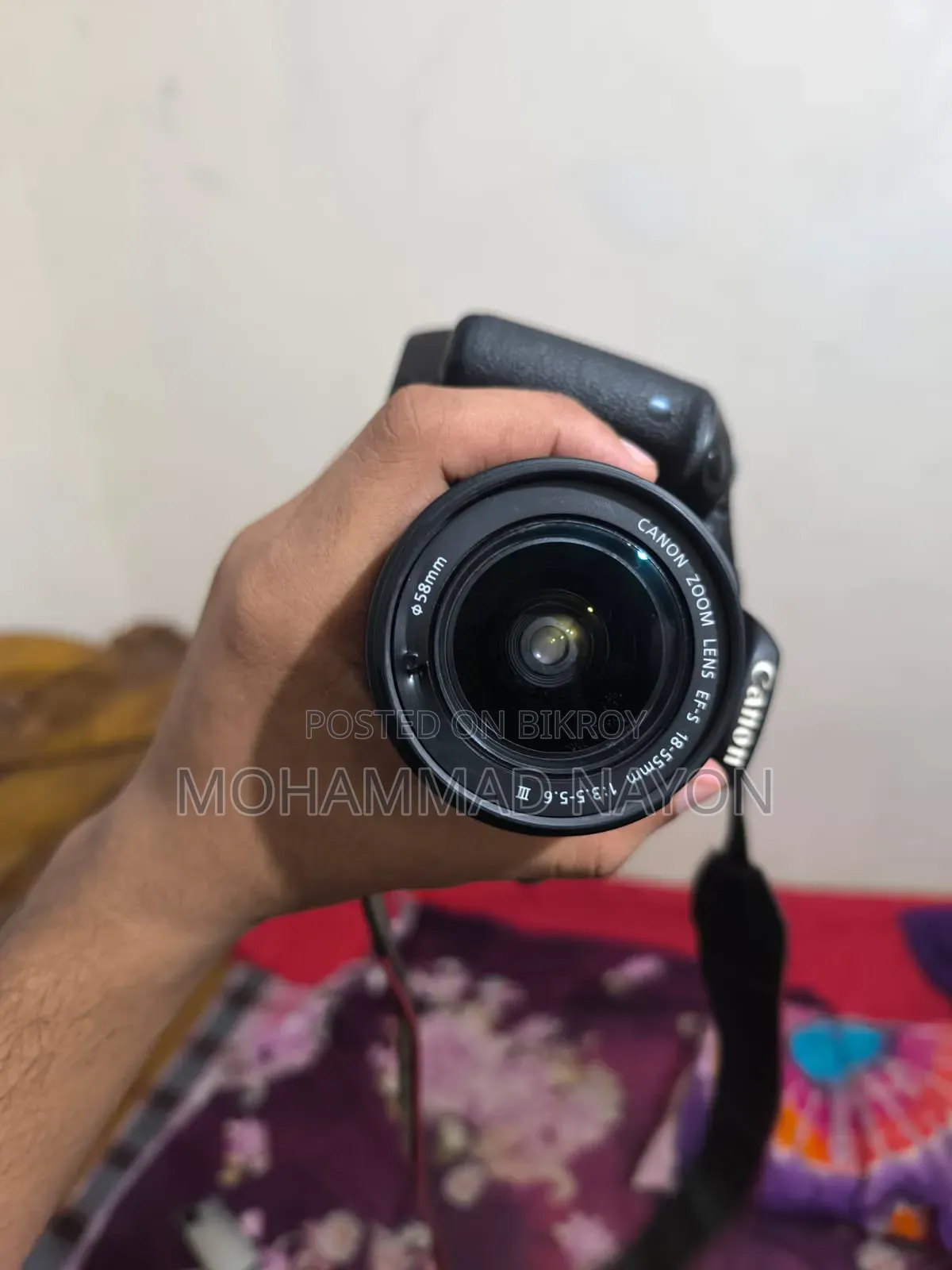 Canon 700d With Zoom Lens 18-55