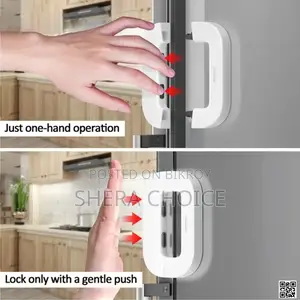 Refrigerator door lock, fridge door lock, multi-function