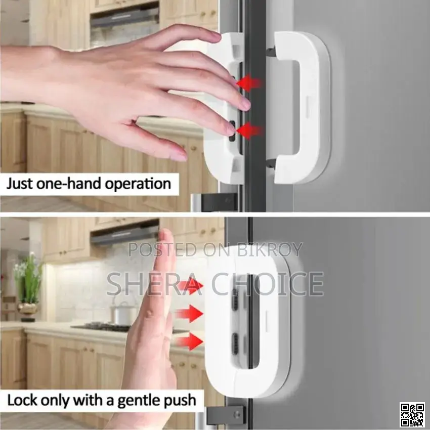 Refrigerator door lock, fridge door lock, multi-function