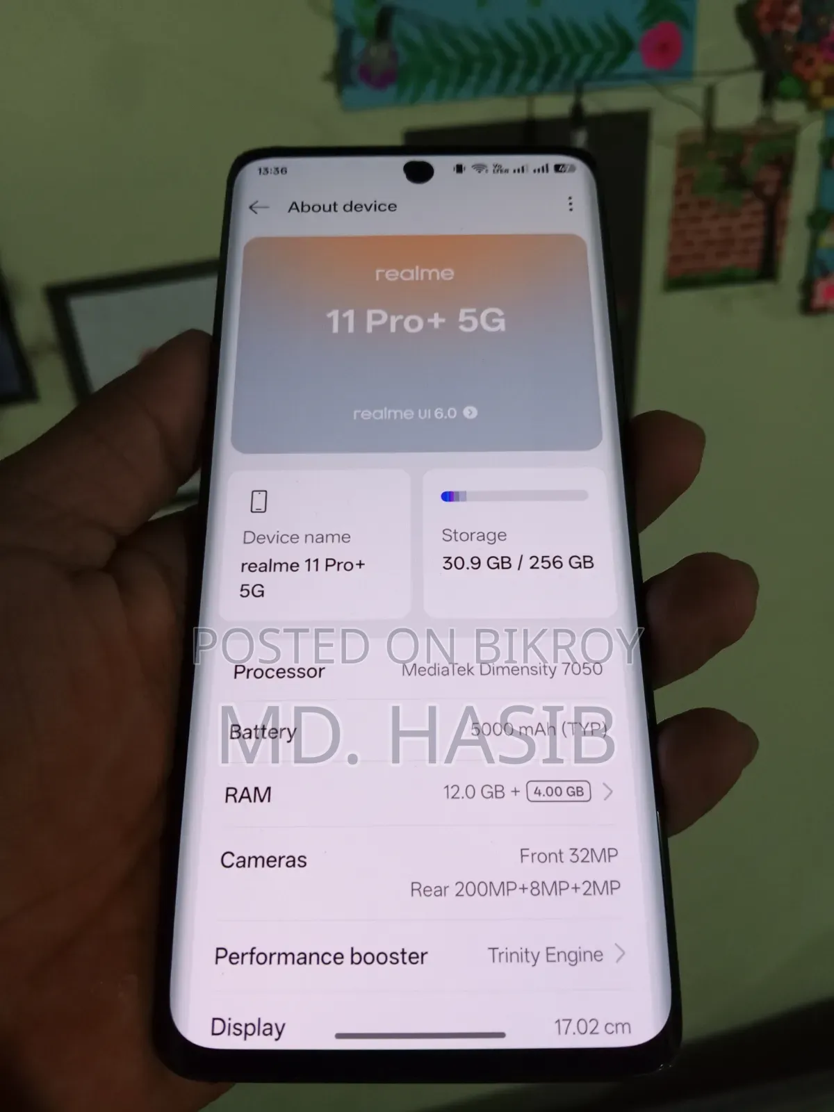 Realme 11 Pro+ 256 GB Black