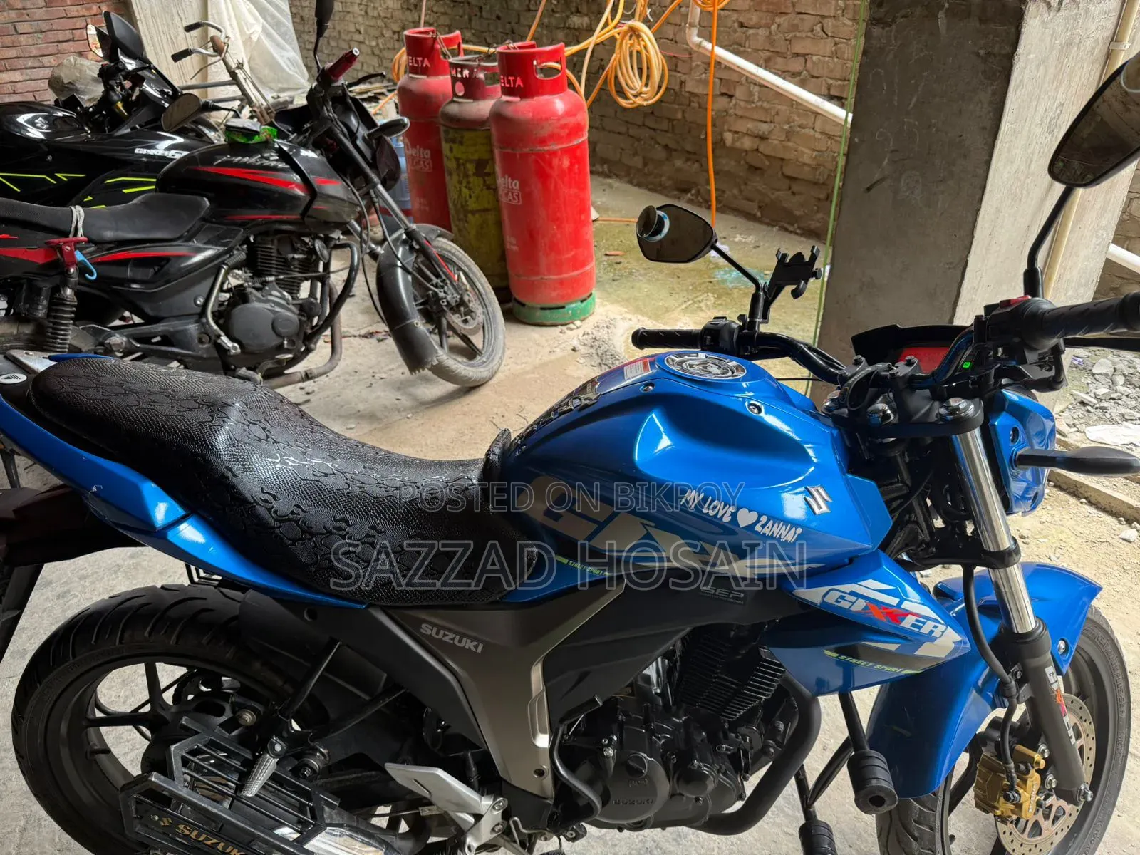 Suzuki Gixxer Monotone 2025 Blue
