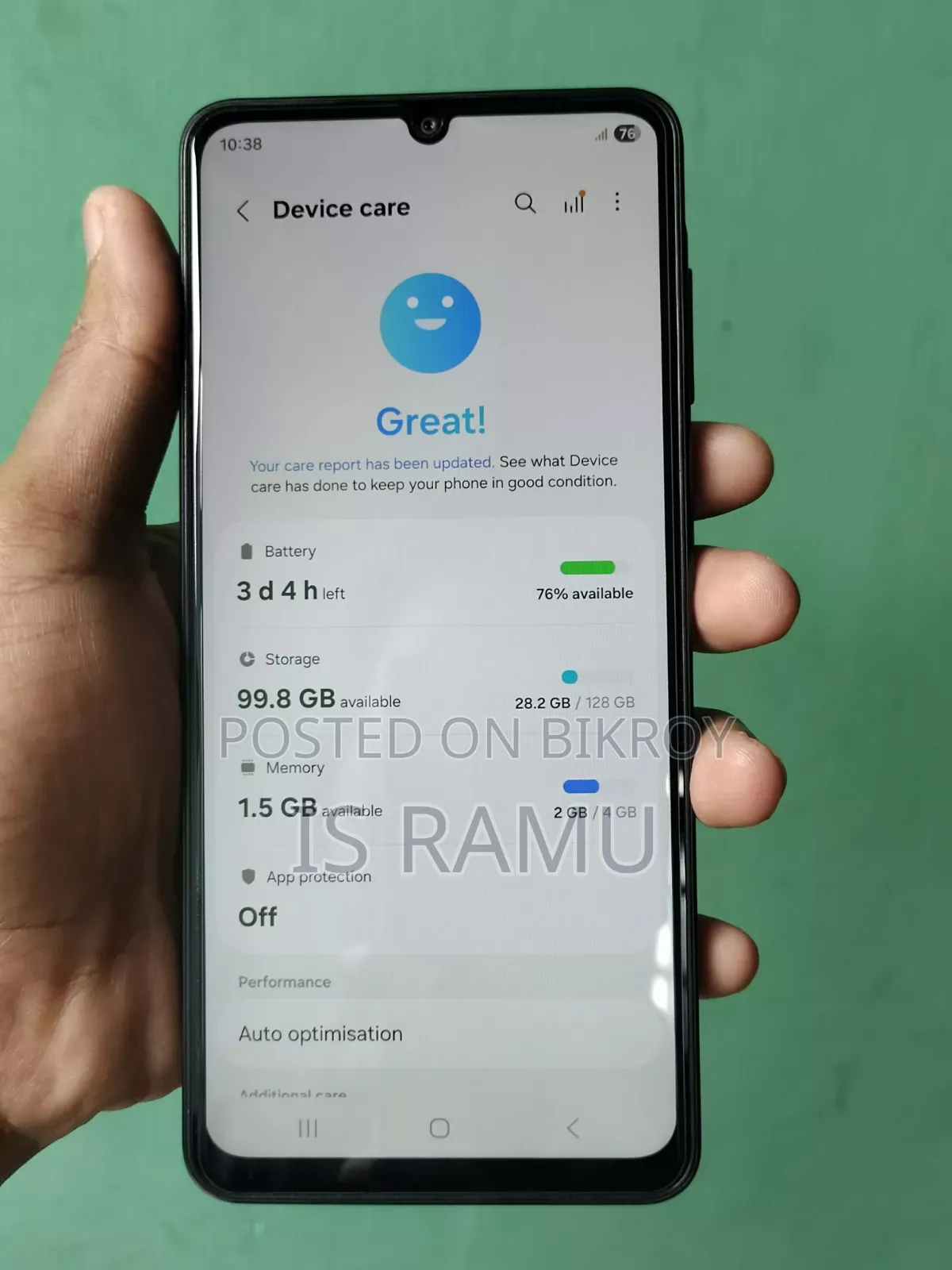 Samsung Galaxy A52 128 GB Blue