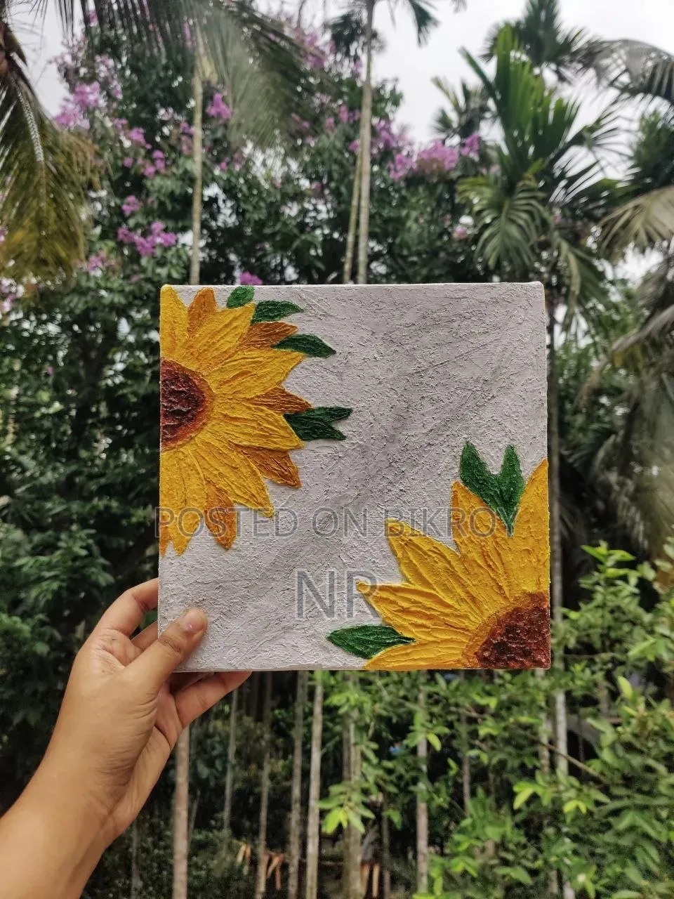 Sculpture Painting Sunflower