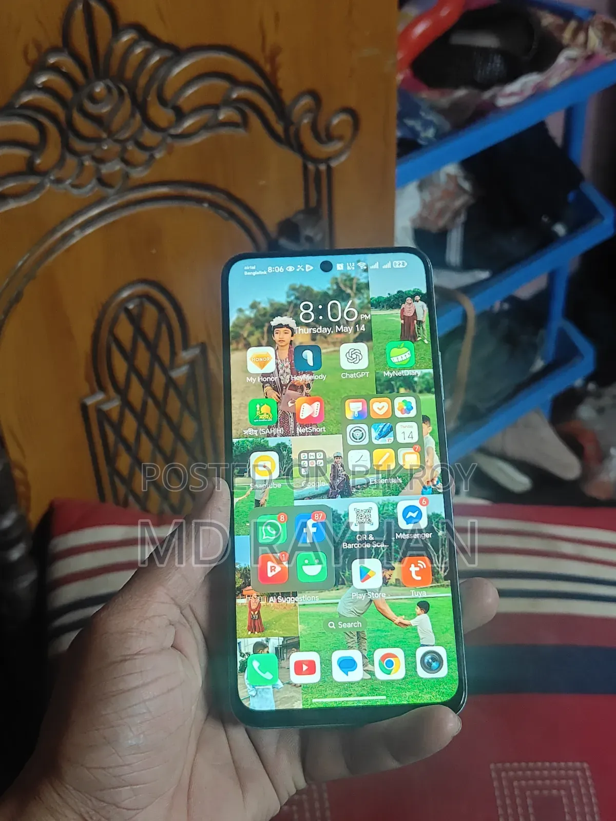 Honor X7b 5G 256 GB Blue