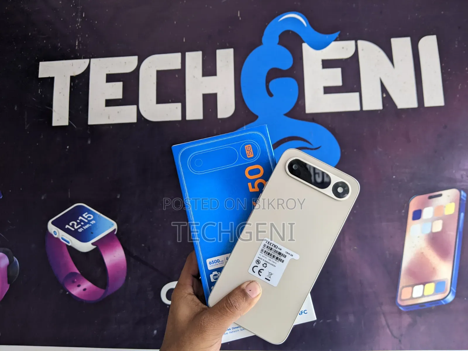 Tecno Spark 50 128 GB Rose Gold