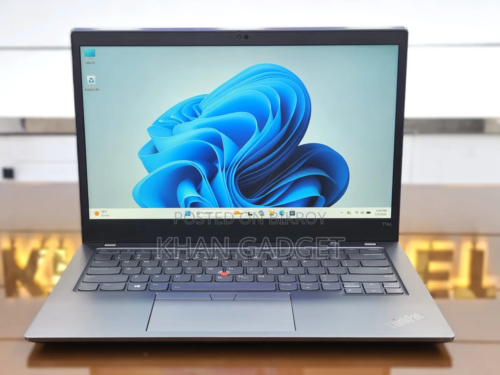 Laptop Lenovo ThinkPad T14s Gen 2 16GB Intel Core I7 SSD 512GB
