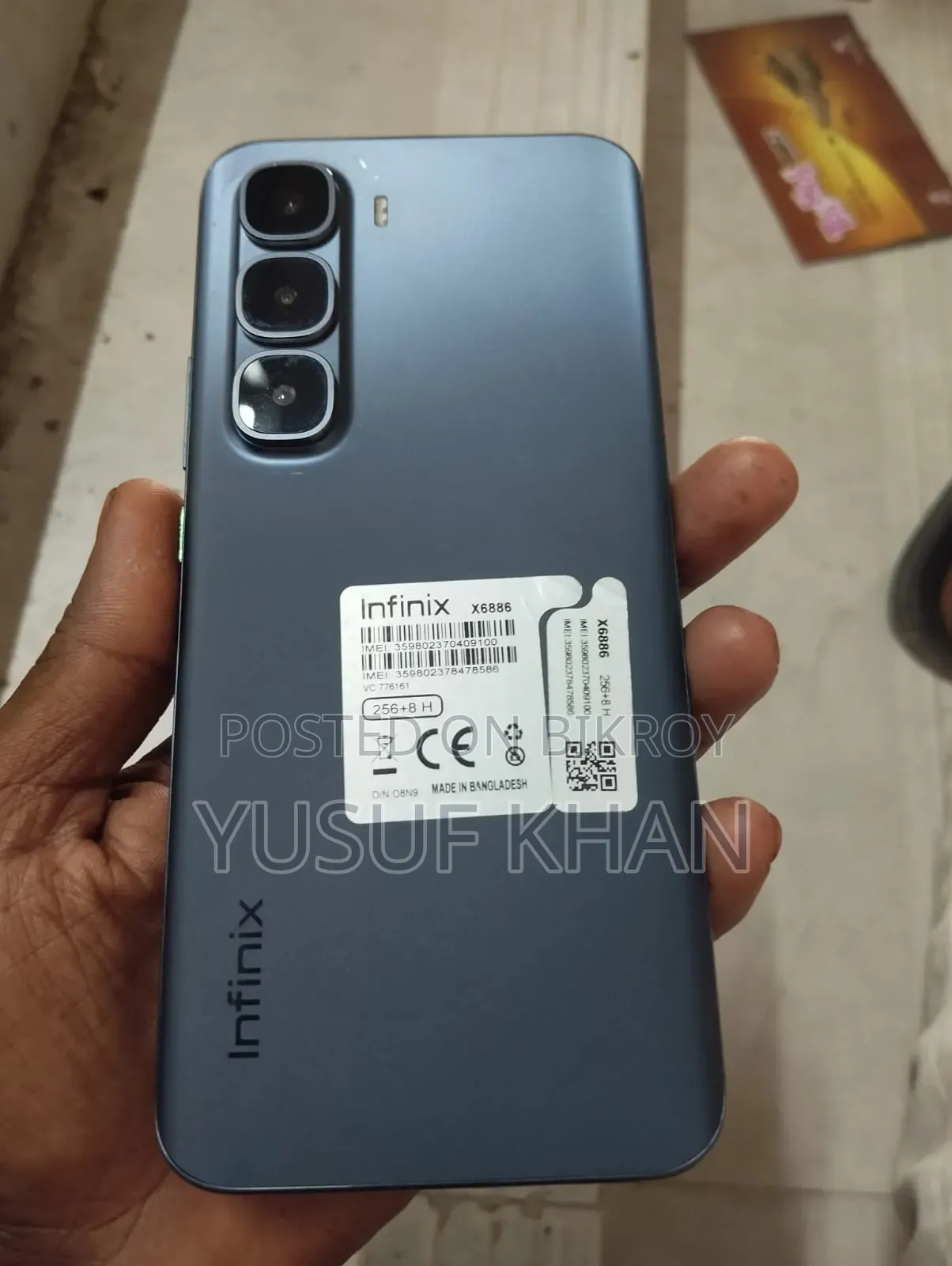 New Infinix Hot 60 Pro+ 256 GB Gray