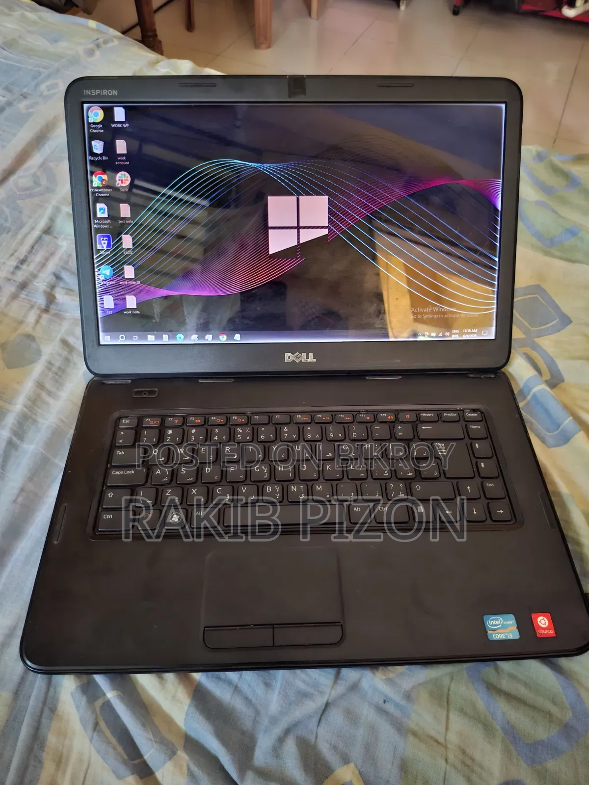 Laptop Dell Inspiron 5565 6GB Intel Core i3 SSD 128GB
