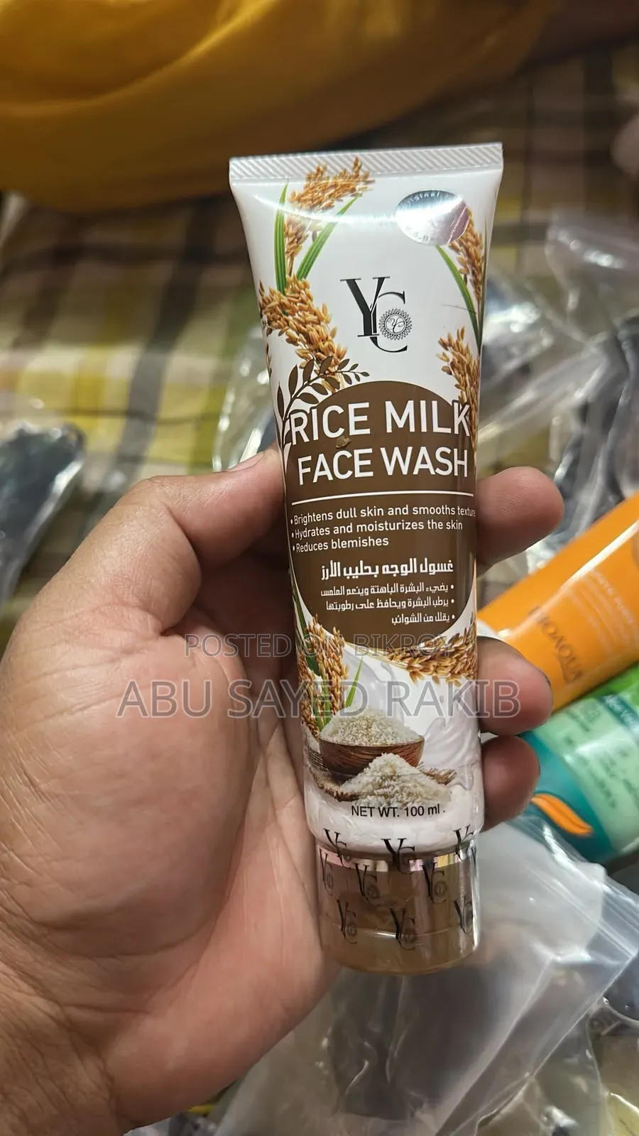 Thailand Imported Yc Milk Extract Face Wash