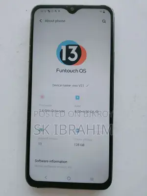 Vivo Y21 128 GB Black