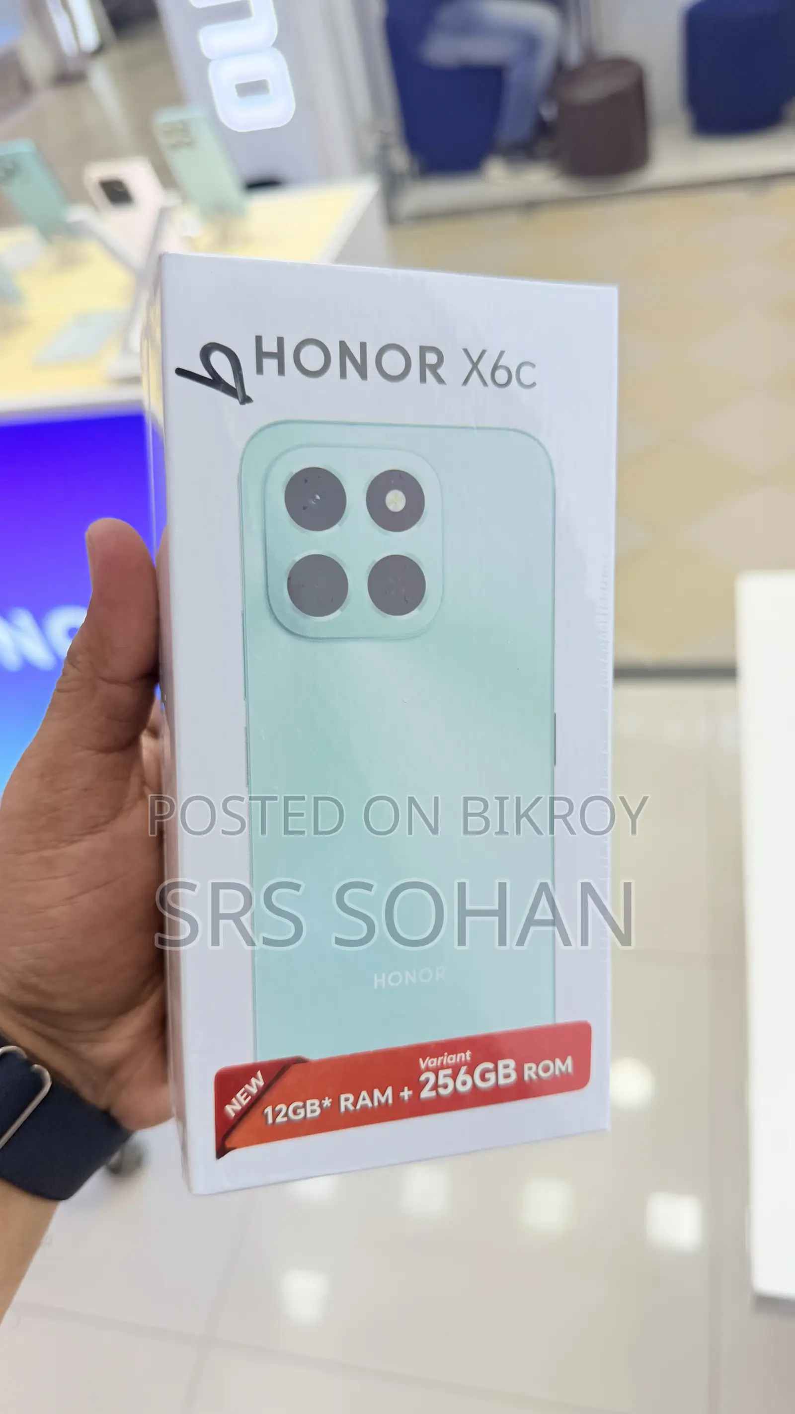 New Honor X6C 256 GB Black
