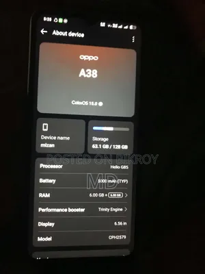 Oppo A38 128 GB White