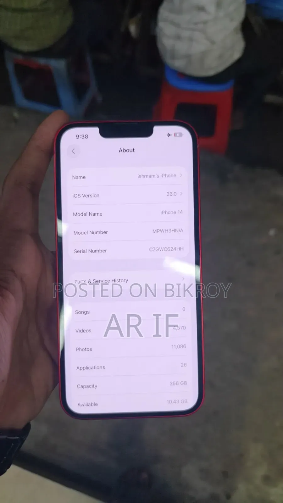 Apple iPhone 14 256 GB Red