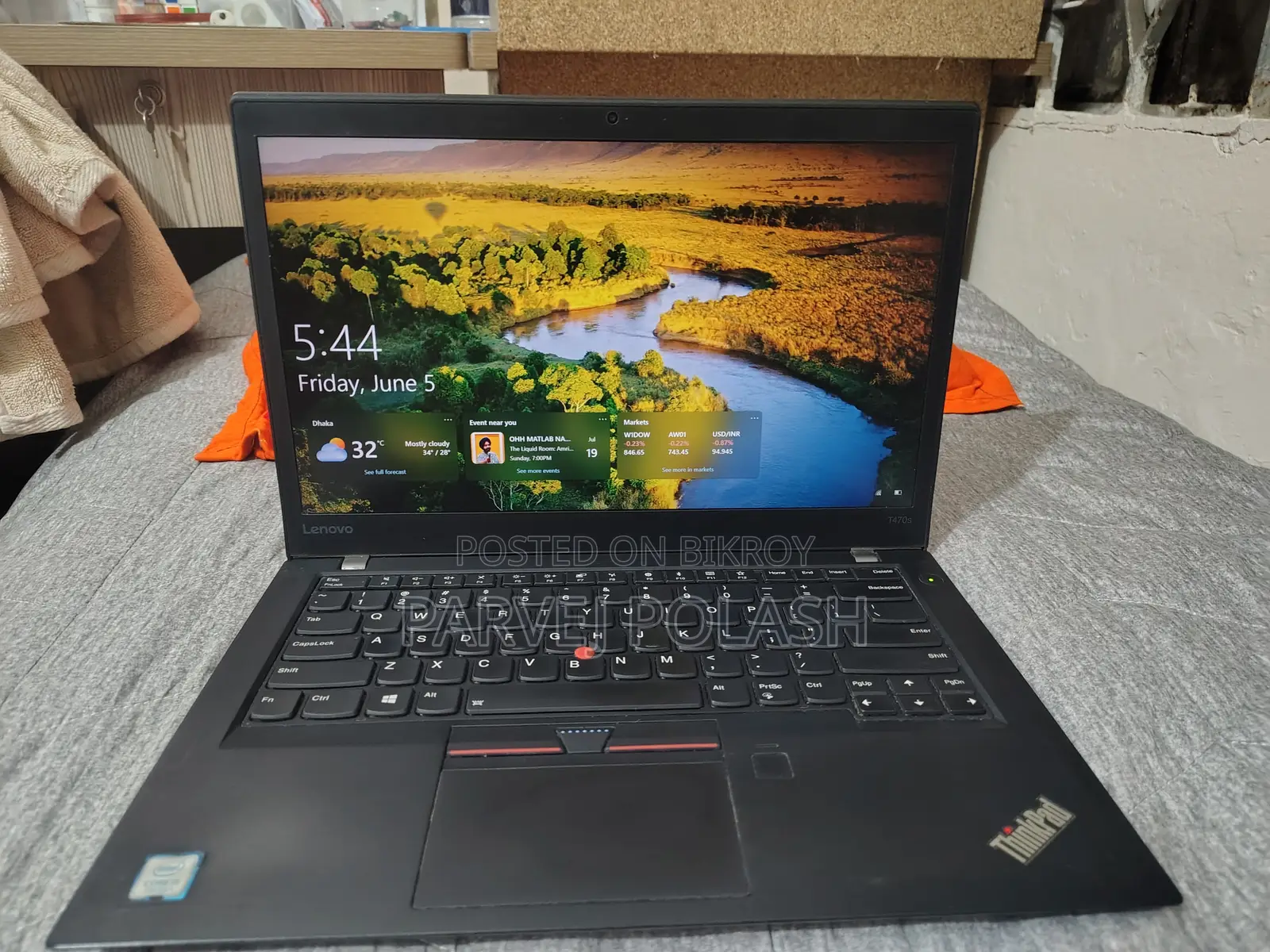 Laptop Lenovo ThinkPad T470s 8GB Intel Core i5 SSD 256GB