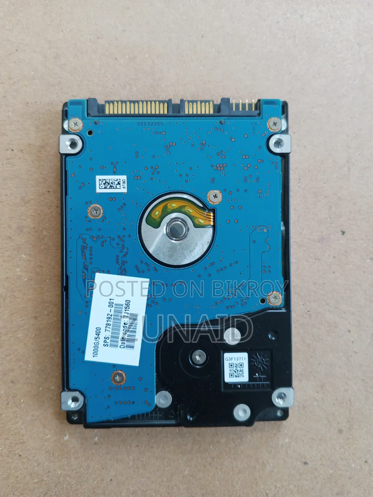 1TB Toshiba Laptop Hard Disk
