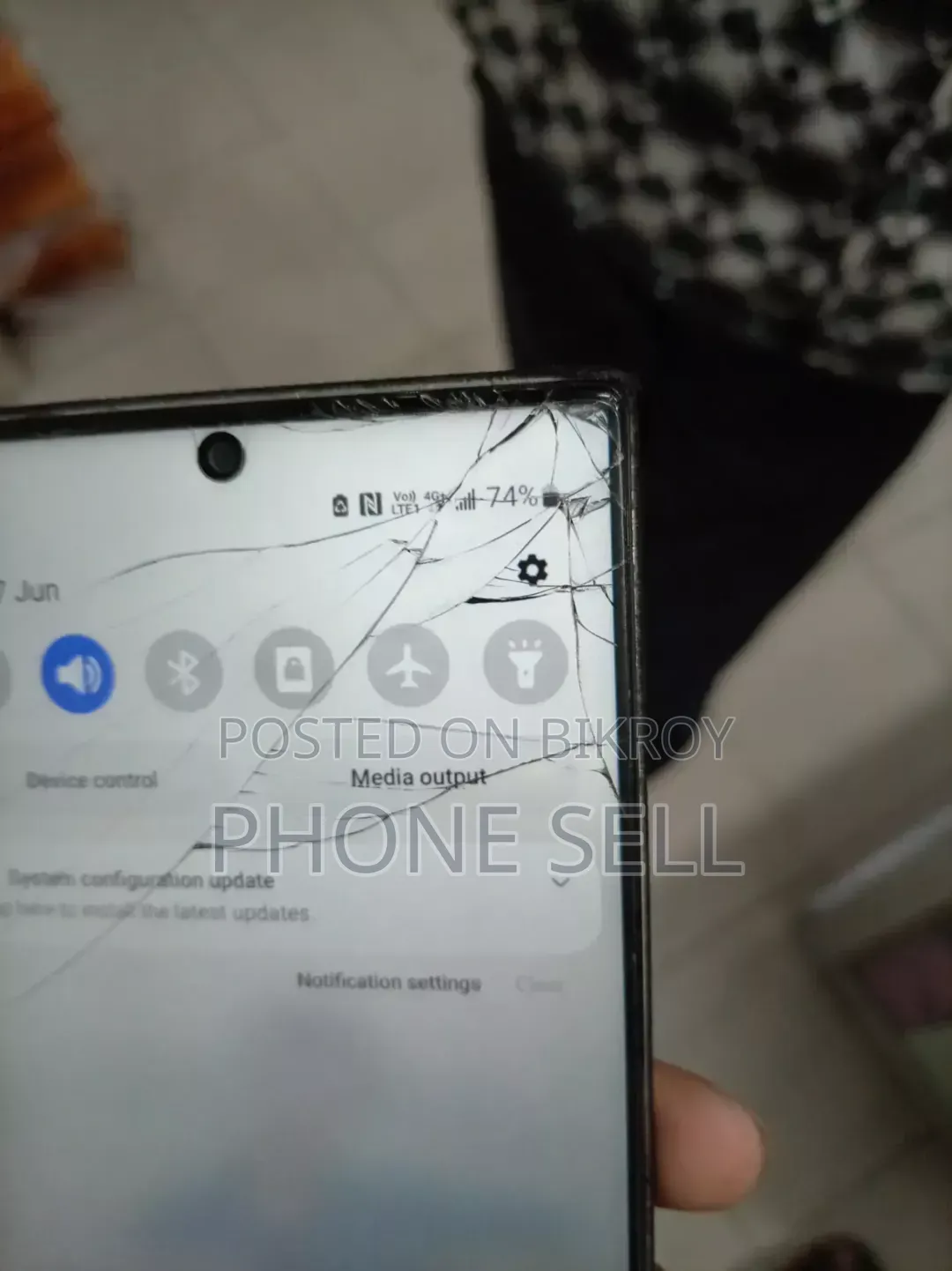 স্যামসাং গ্যালাক্সি নোট ১০ প্লাস ২৫৬ জিবি ব্ল্যাক