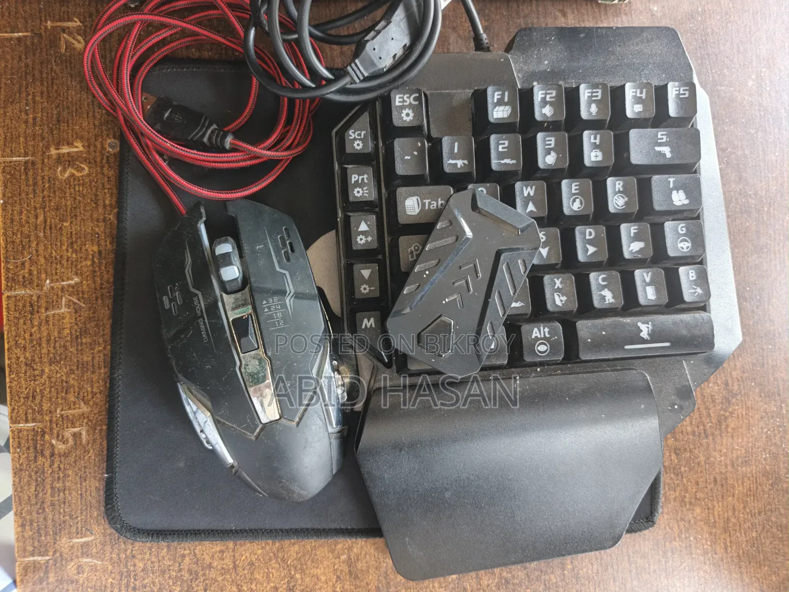 Mobile Gaming Combo (Mix Pro) Keyboard Mouse for Free Fire/Pubg