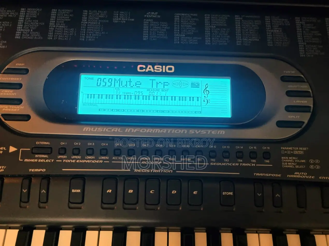 Casio Wk-1600 76-Note Touch-Sensitive Keyboard With Midi