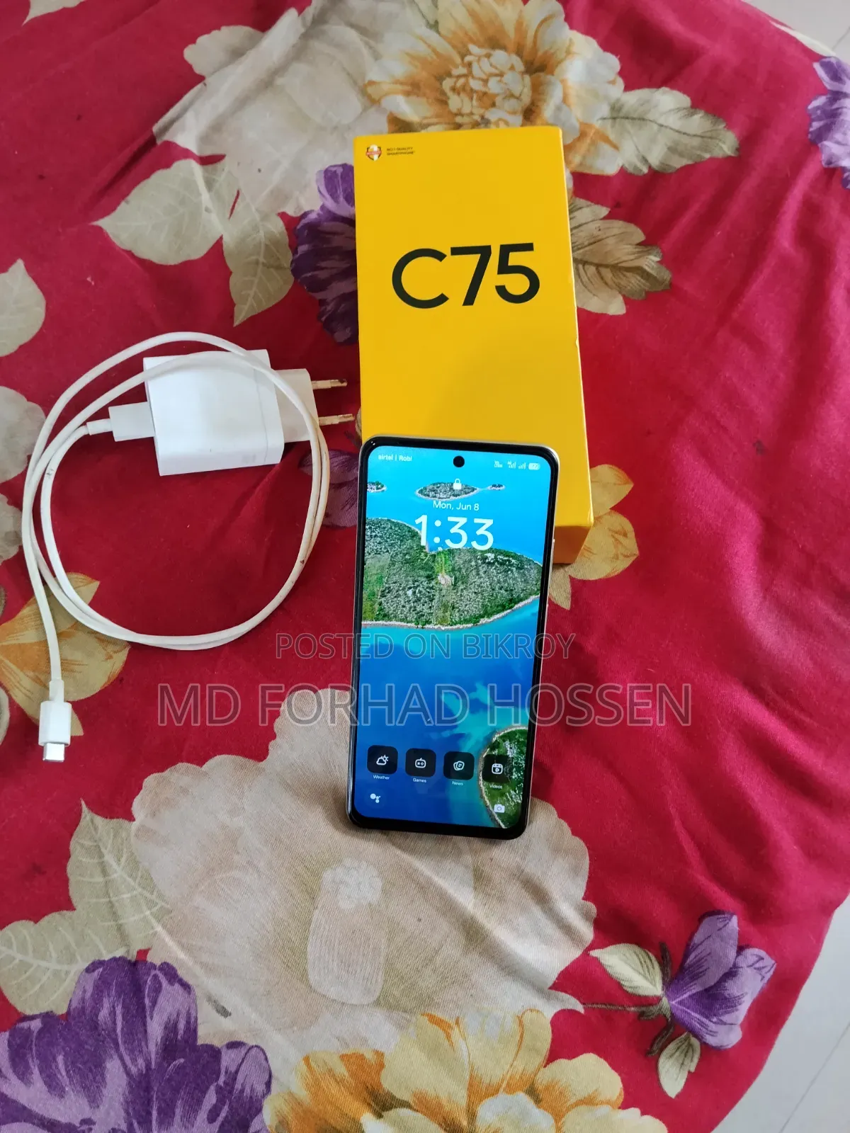 Realme C75 128 GB Pink