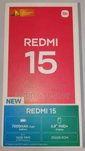 Xiaomi Redmi 15 256 GB Black