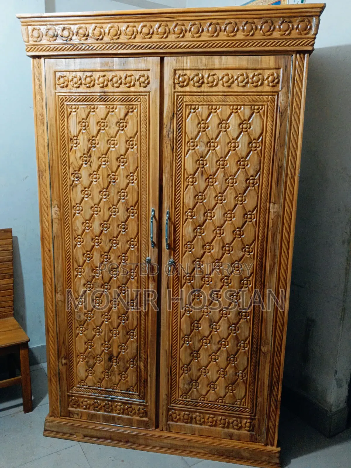 Chittagong Teak Wood Wardrobe