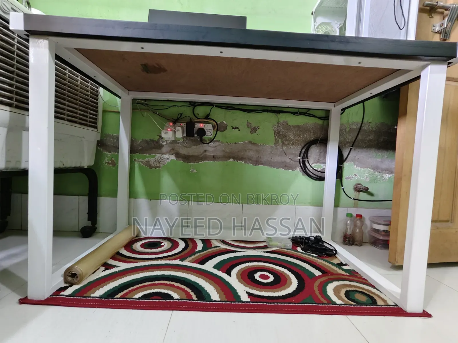 High End Pc Desk Custom Made 4 Feet by 2 Feet.