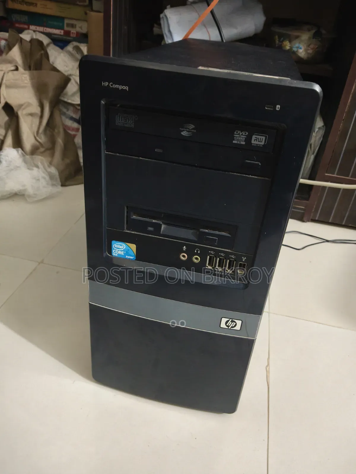 Desktop Computer HP 8GB Intel Core 2 Duo HDD+SSD 128GB