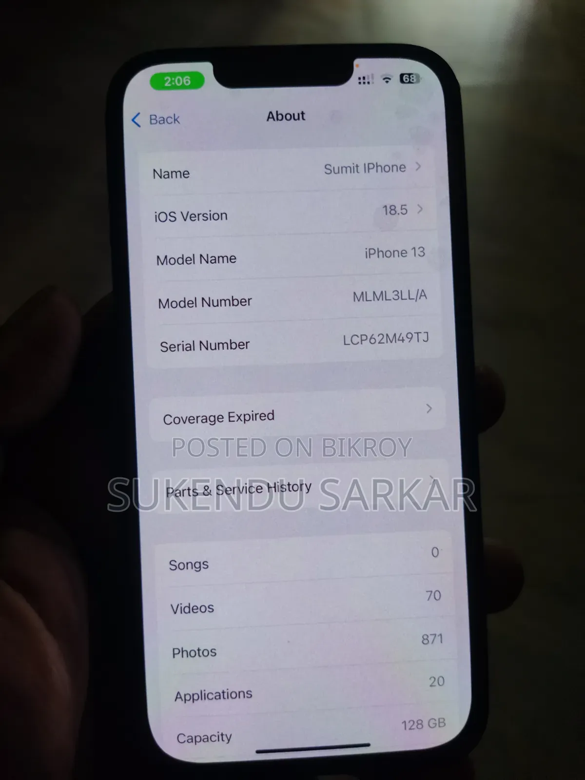Apple iPhone 13 128 GB Black