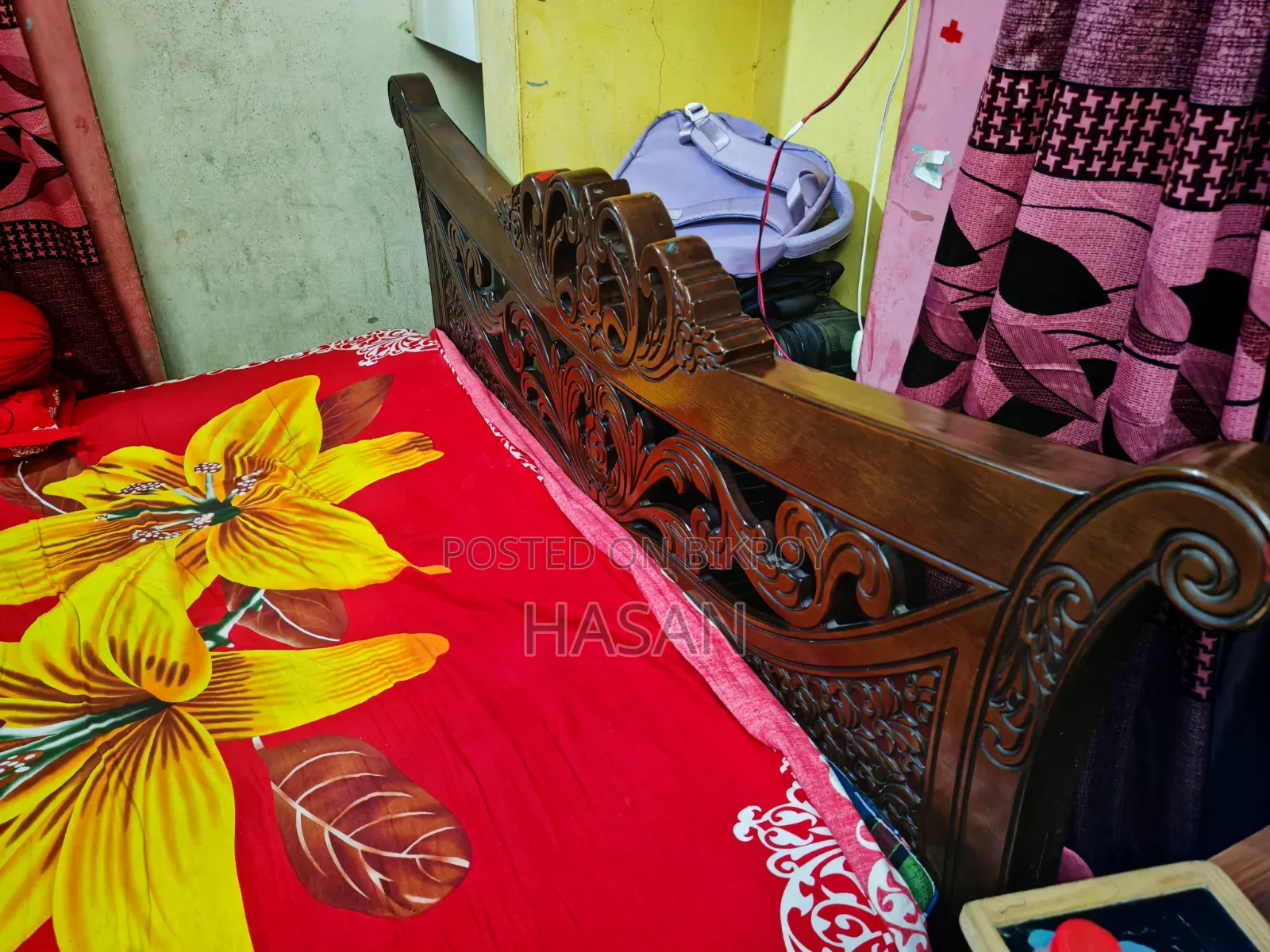 Khaat 6x7 Feet Malyshian Process Wood