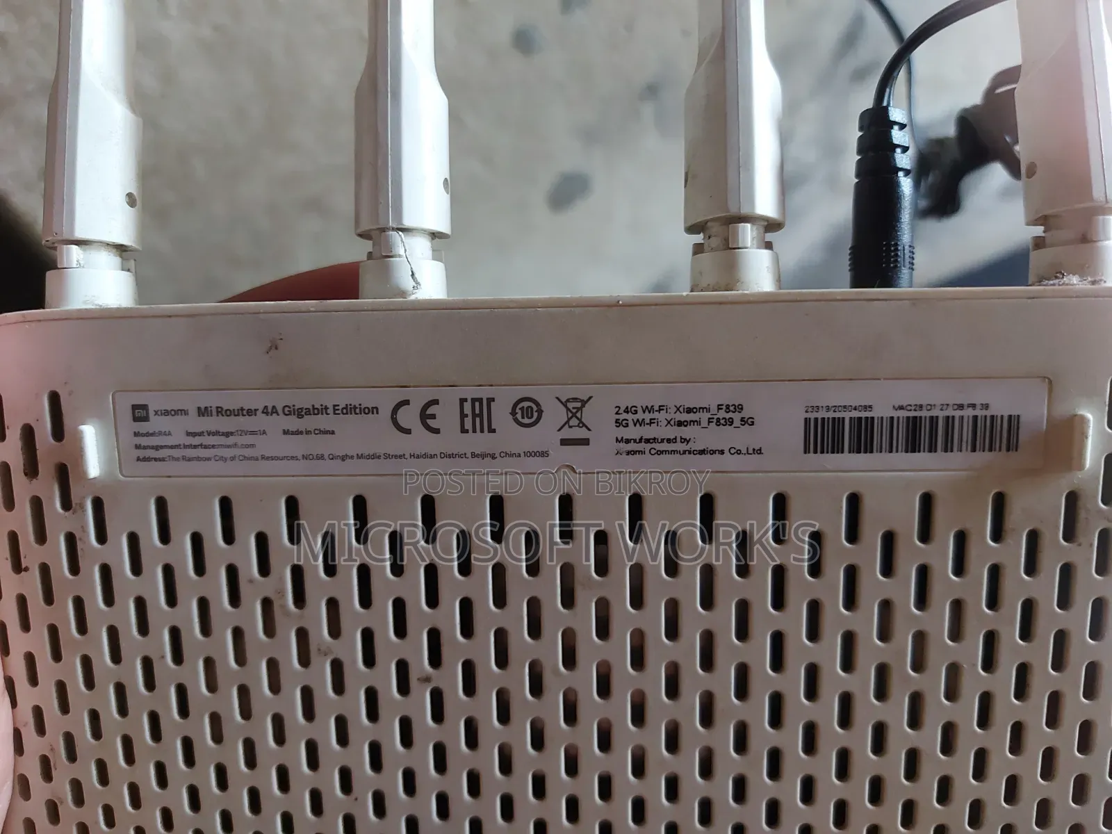 Router Xiaomi 4a 5g