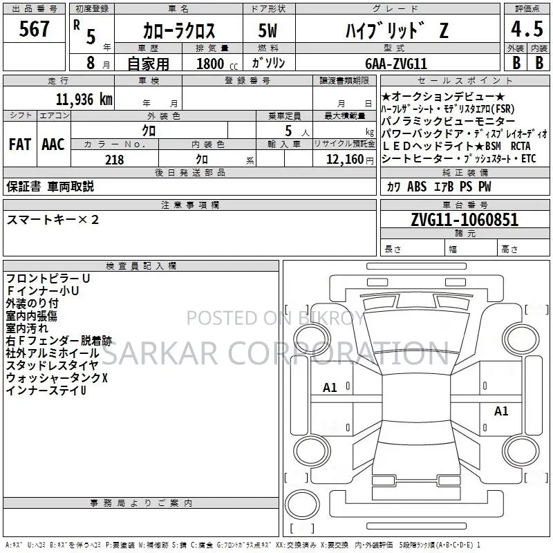 Toyota Corolla Cross 2023 Black