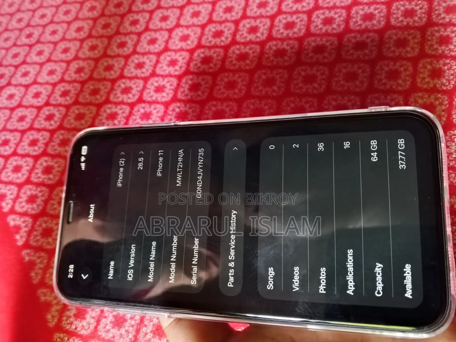 Apple iPhone 11 64 GB Black