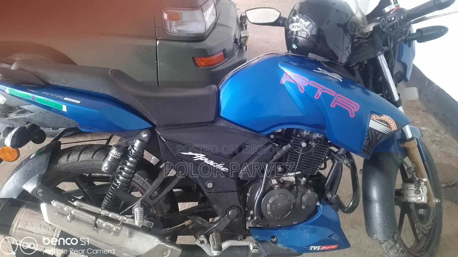 TVS Apache RTR 160 2V 2021 Blue