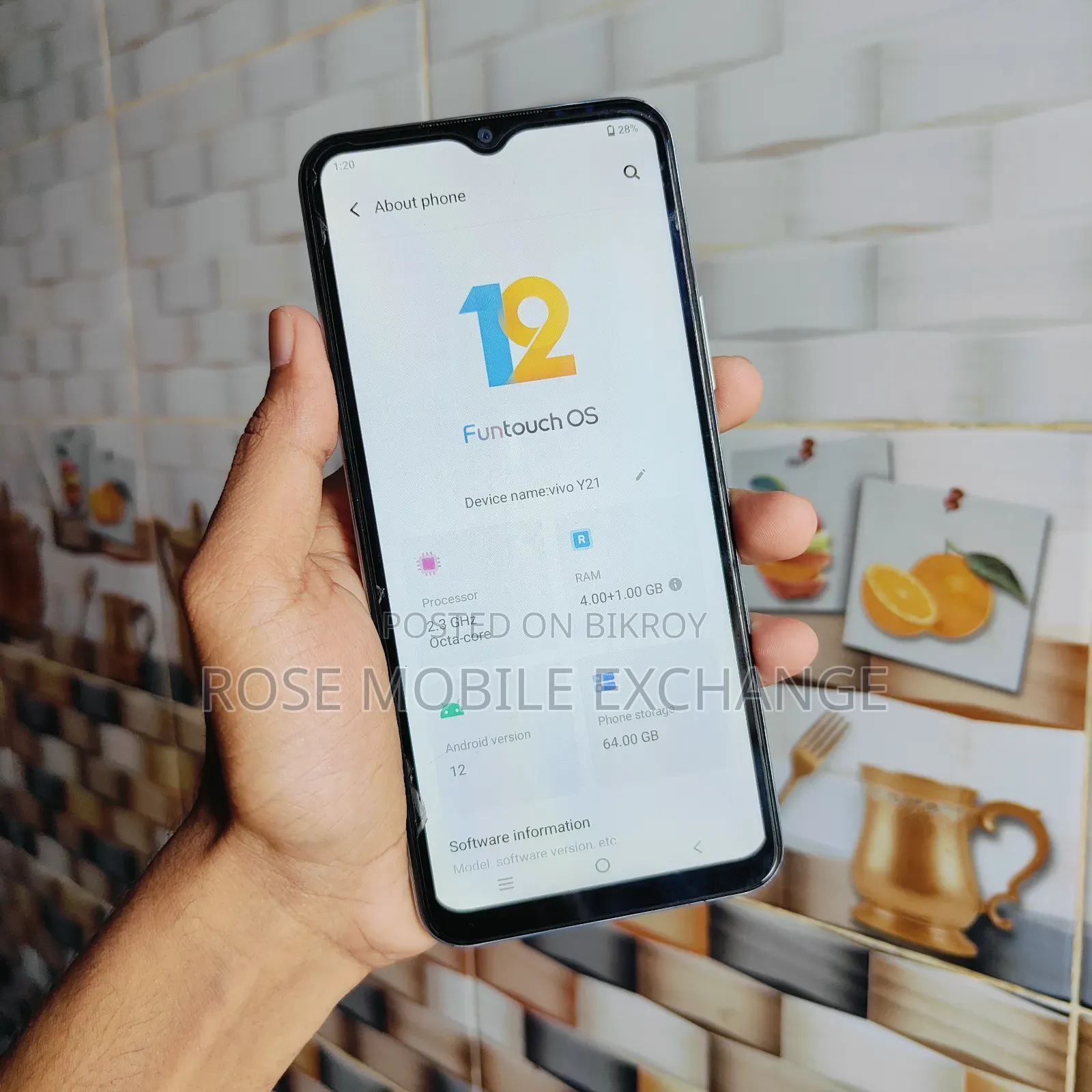 Vivo Y21 64 GB White
