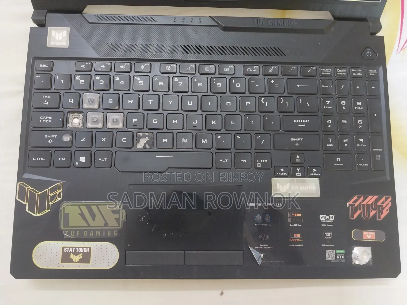 Laptop Asus TUF Gaming A15 16GB AMD Ryzen 7 SSD 512GB