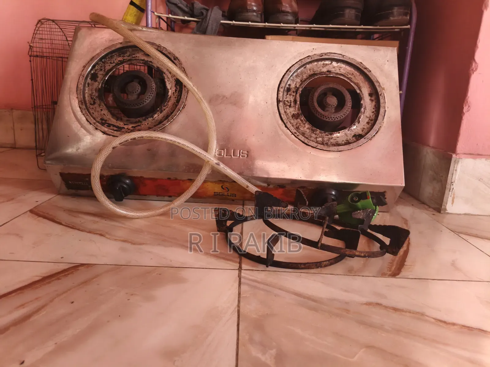 Gas Stove And Chair