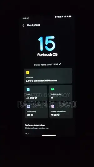 Vivo Y19 128 GB Silver