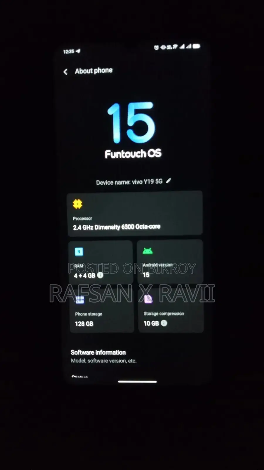 Vivo Y19 128 GB Silver