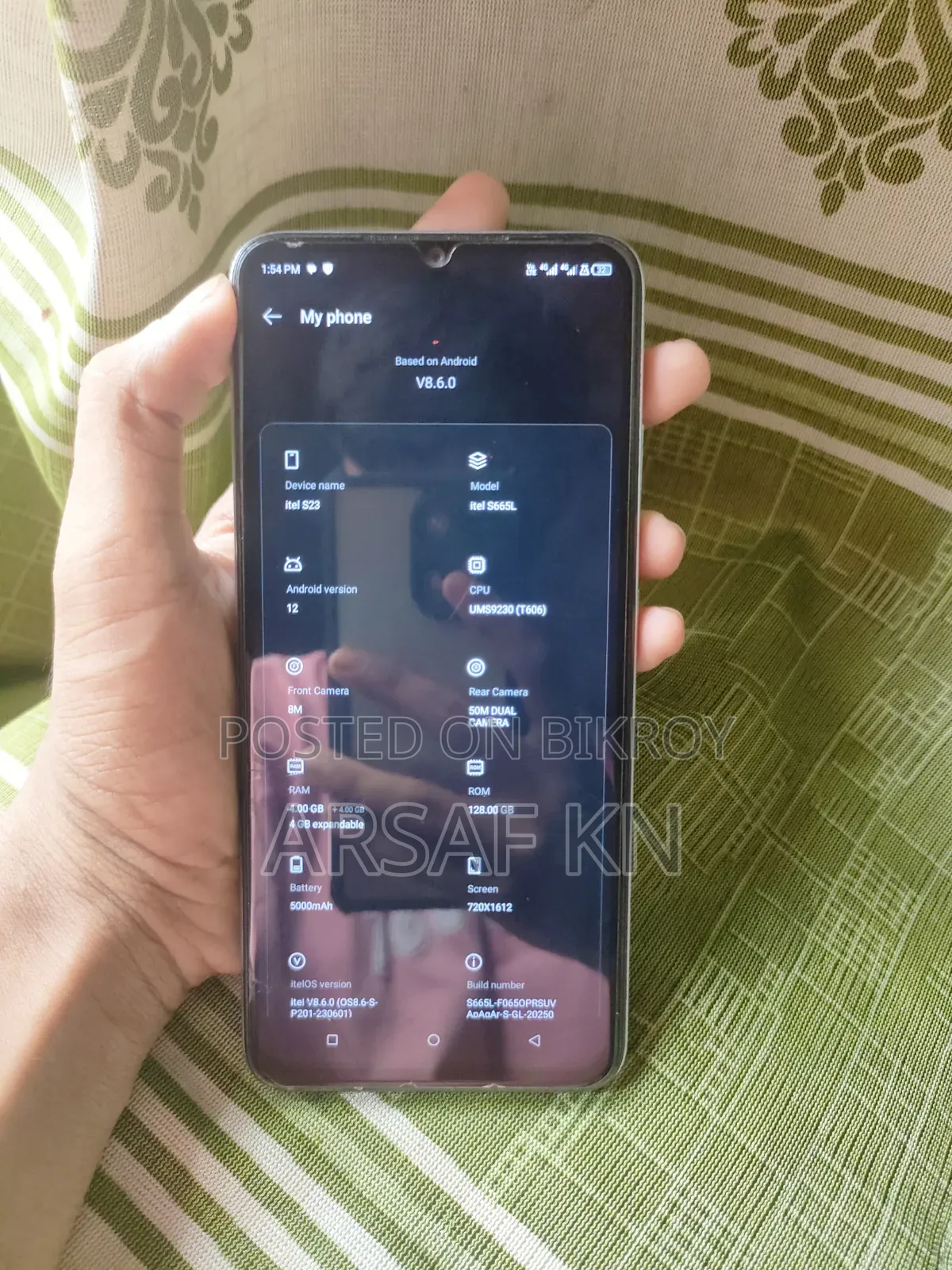 Itel S23 128 GB White