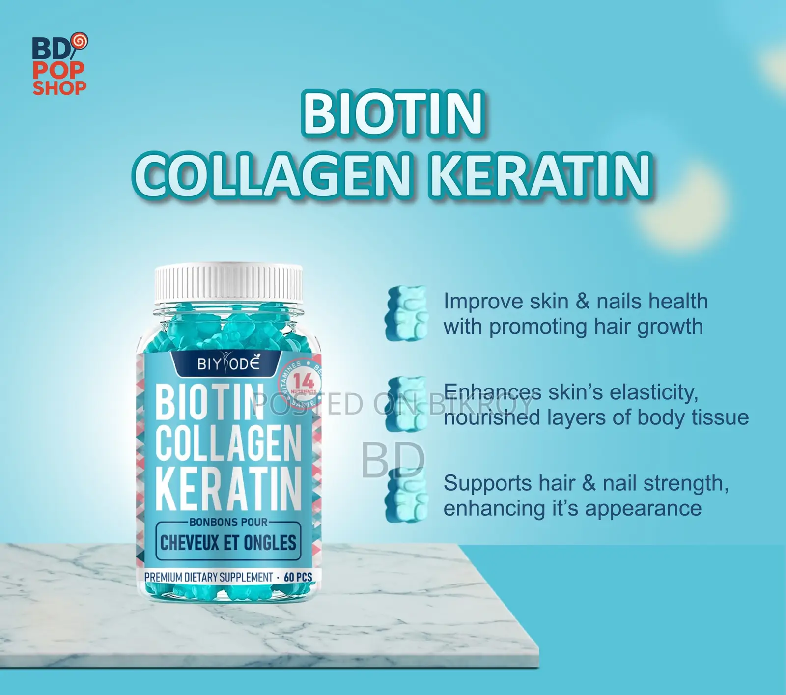Biotin Collagen Keratin